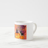 Tasse Expresso Happy Halloween Funny Bright Citrouille Party (Devant droit)