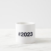 Tasse Expresso Hashtag 2023 (Devant)