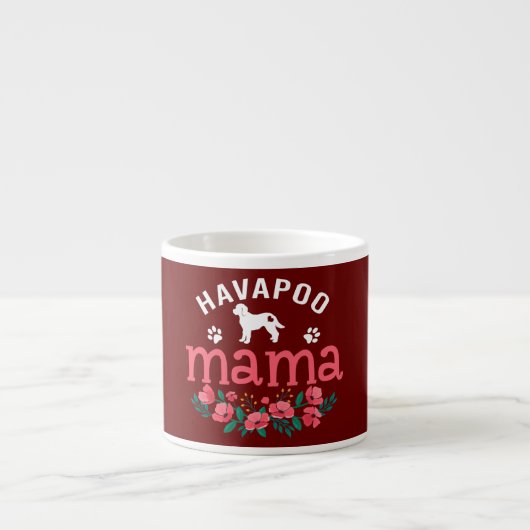 Tasse Expresso Havapoo Mama Cadeaux Filles Maman Havapoo Amoureux (Devant)
