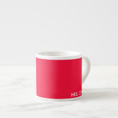 Tasse Expresso Heliconia red color (Devant droit)