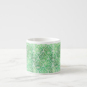 Tasse Expresso Heraldry Avec Couronne Et Fleurs