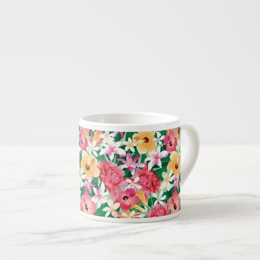 Tasse Expresso Hibiscus tropical (Devant droit)