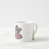 Tasse Expresso Hibou de nuit (Devant droit)