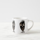 Tasse Expresso Hibou drôle (Droite)