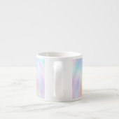 Tasse Expresso Holographique Iridescente Personnalisée Fille Arc- (Dos)