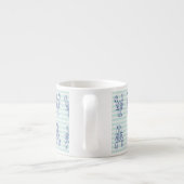 Tasse Expresso Homards bleus (Dos)