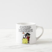 Tasse Expresso Hommes et FIne Humour de vin (Droite)