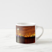 Tasse Expresso Horizon de Miami la nuit, la Floride (Droite)
