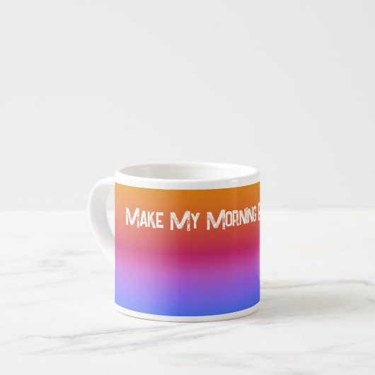 Tasse Expresso Horizon rose (Devant gauche)