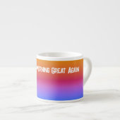 Tasse Expresso Horizon rose (Devant droit)