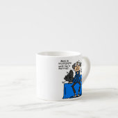Tasse Expresso Humour alors fini inachevé de mariage (Devant droit)