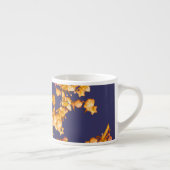 Tasse Expresso hydrangée orange et marine (Droite)