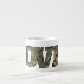 Tasse Expresso I Love Camouflage Vert Brown | (Devant)