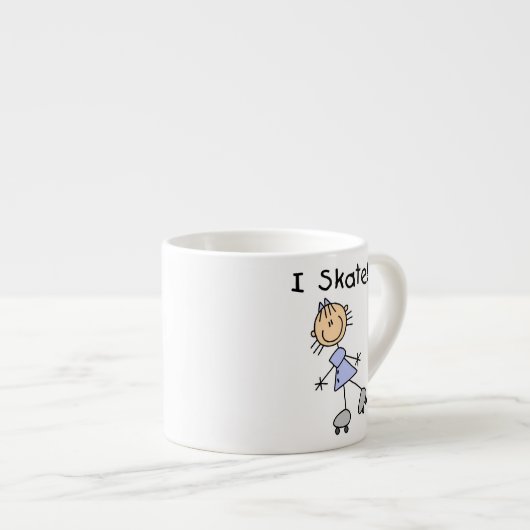Tasse Expresso I Patinage - Patinage à rouleaux pour filles (Devant droit)