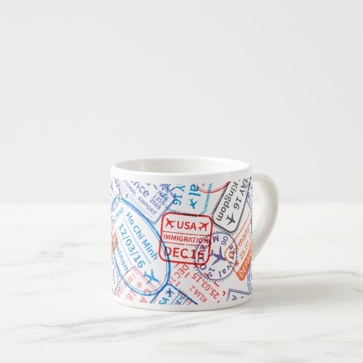 Tasse Expresso Icône Voyage (Devant droit)