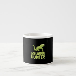Tasse Expresso Iguana Hunter - Amusant Iguana Reptile animal