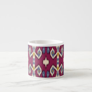 Tasse Expresso Ikat Chevron : Élégance ethnique
