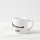 Tasse Expresso Illustration d'Ankylosaurus (Droite)