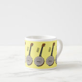 Tasse Expresso Illustration de Banjo (Devant droit)