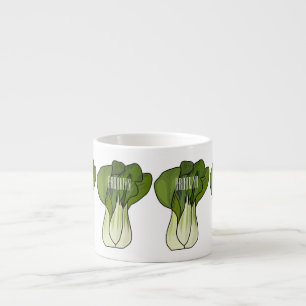 Tasse Expresso Illustration de Bok choy