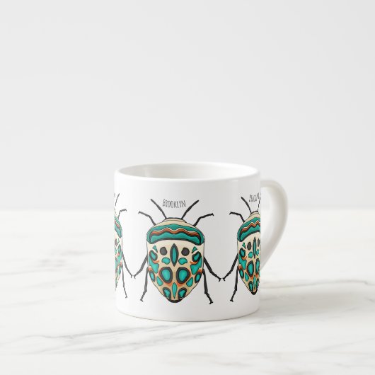 Tasse Expresso Illustration de bug Picasso (Devant droit)