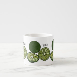 Tasse Expresso Illustration de chaux Kaffir