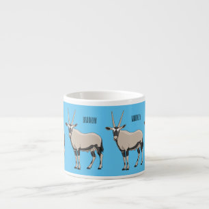 Tasse Expresso Illustration de dessin animé Oryx