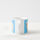 Tasse Expresso Illustration de dessin de chien de Havan (Dos)