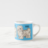 Tasse Expresso Illustration de dessin de chien de Havan (Droite)