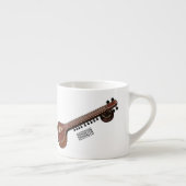 Tasse Expresso Illustration de dessin de Sitar (Droite)