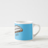 Tasse Expresso Illustration de dessin d'Harmonica (Droite)