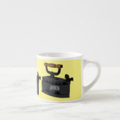 Tasse Expresso Illustration de dessin en fer de Charbon (Droite)