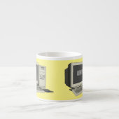 Tasse Expresso Illustration de dessin sur ordinateur (Devant)