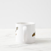 Tasse Expresso Illustration de dinosaure blindé Ankylosaurus (Dos)