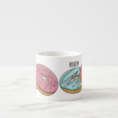 Tasse Expresso Illustration de Donut (Devant)