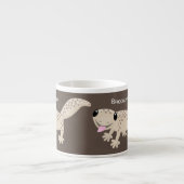 Tasse Expresso Illustration de gecko tan tan mignon (Devant)