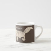 Tasse Expresso Illustration de gecko tan tan mignon (Droite)