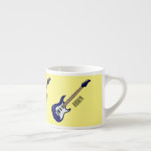 Tasse Expresso Illustration de guitare électrique (Droite)