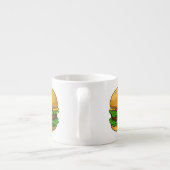 Tasse Expresso Illustration de Hamburger (Dos)