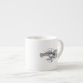 Tasse Expresso Illustration de homard (Devant droit)