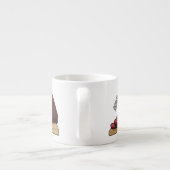 Tasse Expresso Illustration de jambon (Dos)
