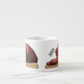 Tasse Expresso Illustration de jambon (Devant)
