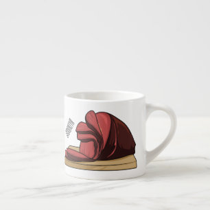 Tasse Expresso Illustration de jambon