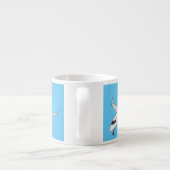 Tasse Expresso Illustration de jet privé (Dos)