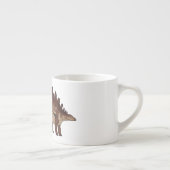 Tasse Expresso Illustration de Kentrosaurus (Droite)