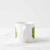 Tasse Expresso Illustration de la feuille de limon (Dos)