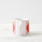 Tasse Expresso Illustration de la fraise Cute kawaii (Dos)