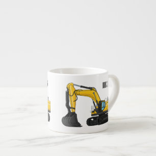 Tasse Expresso Illustration de la pelle Crawler