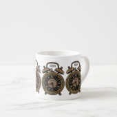 Tasse Expresso Illustration de l'horloge d'alarme (Devant droit)