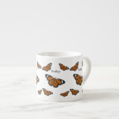 Tasse Expresso Illustration de papillon monarque (Devant droit)